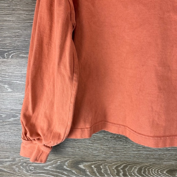 Madewell Chord Bubble Sleeve Cotton Top Size XXS - Picture 5 of 9